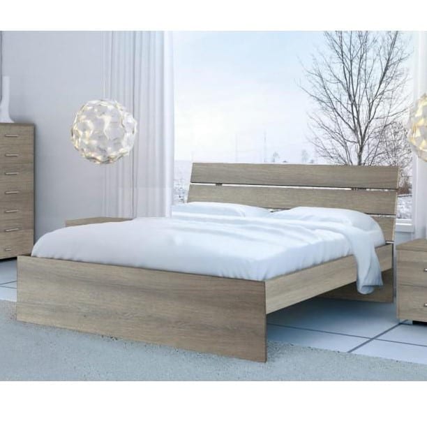 Κρεβάτι "Νότα" (150x190-200)σταχτί - Image 2